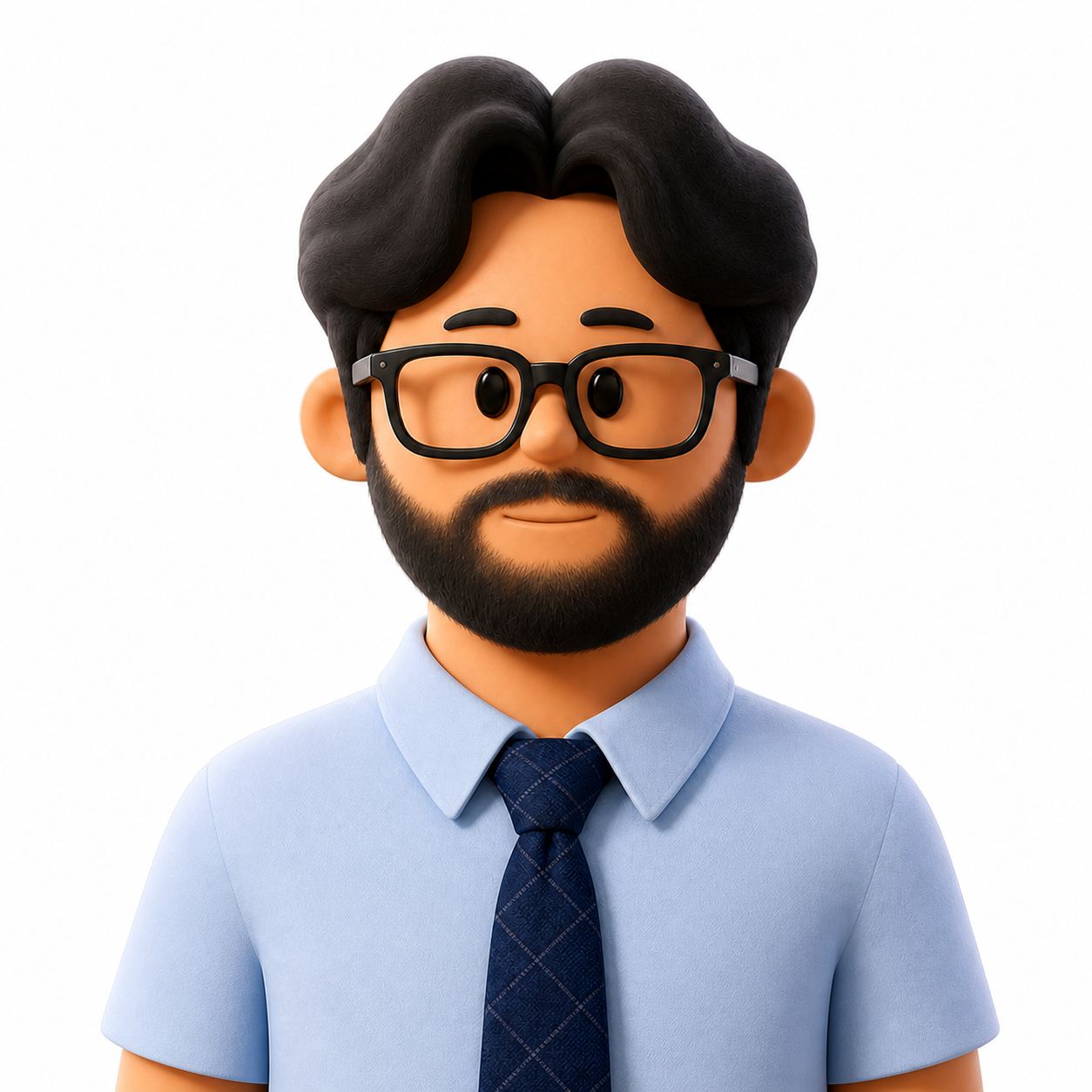 Male · glasses + beard